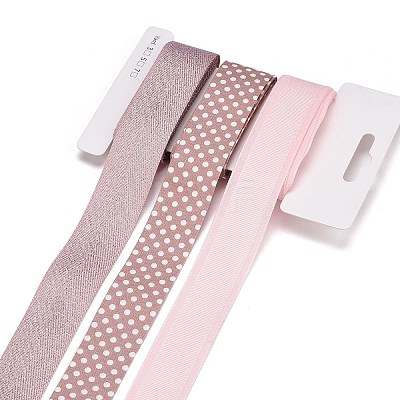 9 Yards 3 Styles Polyester Ribbon SRIB-A014-B07-1