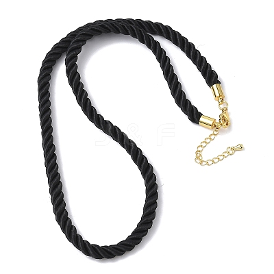 5MM Nylon Twisted Cord Necklace Making FIND-G096-01G-19-1
