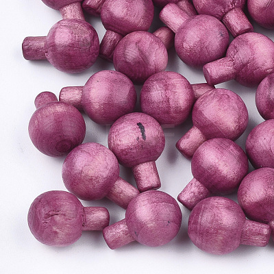 Natural Wood Beads WOOD-T018-04D-1