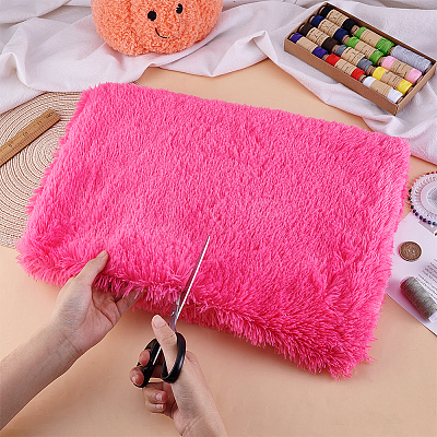 1 Yard Polyester Plush Fabric DIY-PH0028-91A-1