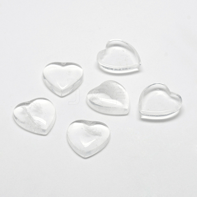 Natural Quartz Crystal Cabochons G-T029-18X15mm-09-1