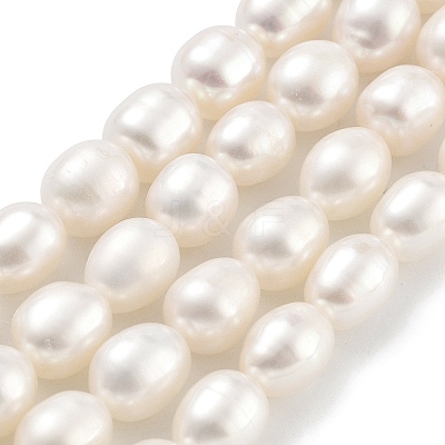 Natural Cultured Freshwater Pearl Beads Strands PEAR-P062-08K-1