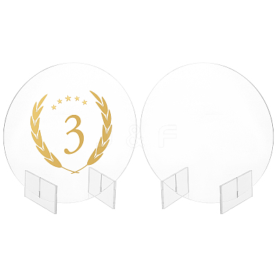 Acrylic Blank Table Signs DIY-WH0019-96-1