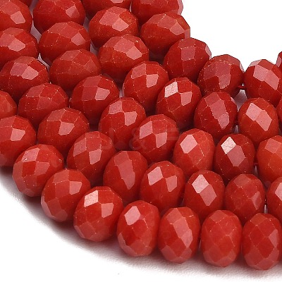 Faceted Dyed Natural White Jade Beads Strands GG-CBAE966-01B-D-1