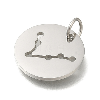 Anti-Tarnish 304 Stainless Steel Pendants STAS-M074-02L-P-1