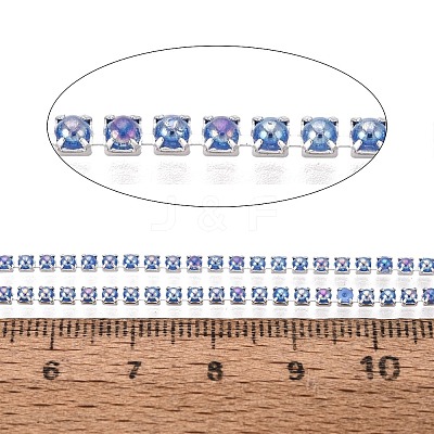 Iron & ABS Plastic Imitation Pearl Tennis Chains CH-Q006-01A-12-1