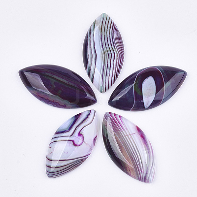 Natural Brazilian Agate Cabochons G-S349-24E-1