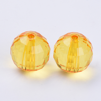 Transparent Acrylic Beads TACR-Q254-22mm-V24-1