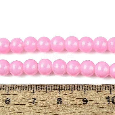 Baking Paint Glass Pearl Beads Strands DGLA-ZX001-05B-10-1