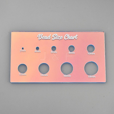 Acrylic Measuring Ruler TOOL-WH0159-90-1