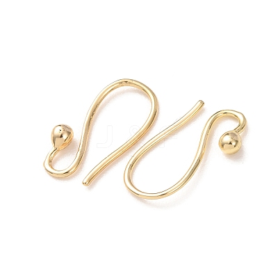 Brass Earring Hooks KK-G604-04G-1