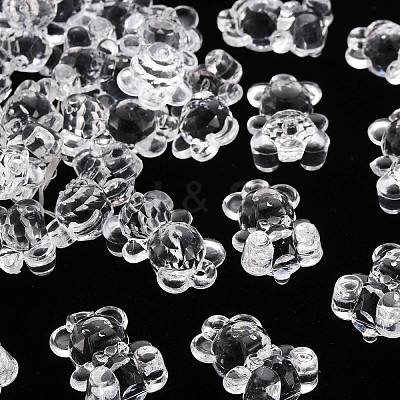 Transparent Acrylic Pendants TACR-S151-01B-205-1