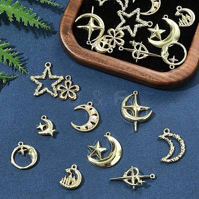 20Pcs 10 Styles Alloy Pendants FIND-FS0003-07-1
