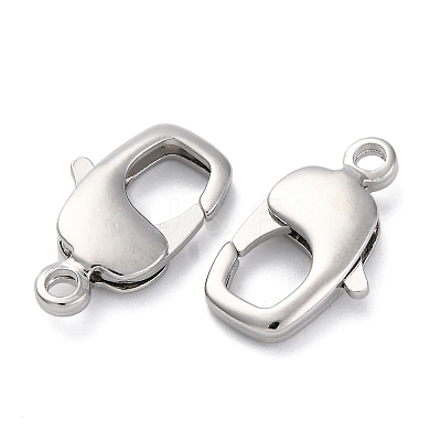Brass Lobster Claw Clasps KK-H513-01B-P-1