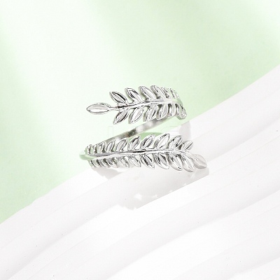 304 Stainless Steel Cuff Open Rings for Women SA-CBA4160-31P-1