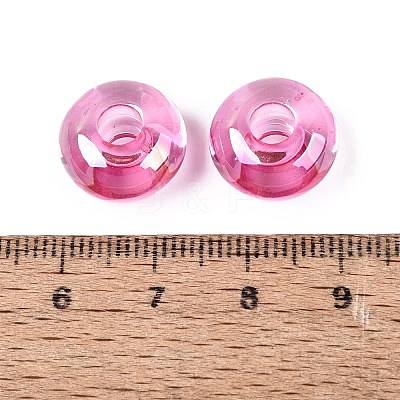 Transparent Acrylic European Beads OACR-E033-20D-1