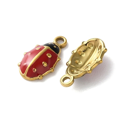 304 Stainless Steel Enamel Charms X-STAS-S172-02A-G-1