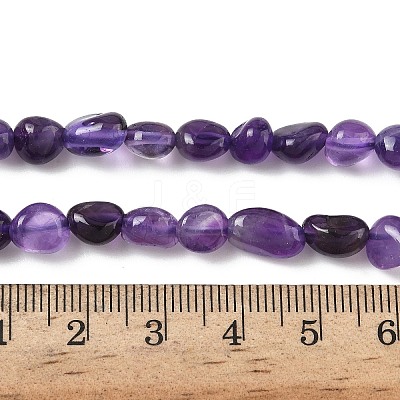 Natural Amethyst Bead Strands G-J280-08-1