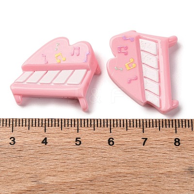 Opaque Music Theme Resin Cabochons LS-CRES-Z010-02A-1