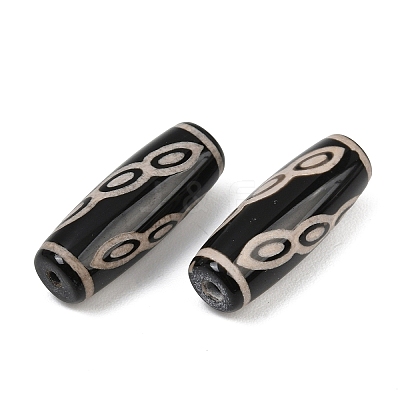 Tibetan Style dZi Beads TDZI-E004-65-03-1