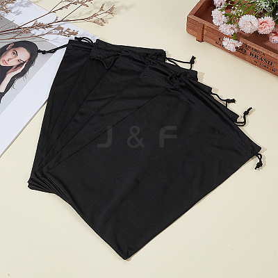 20Pcs Microfiber Drawstring Pouches with Cord ABAG-GO0001-17-1