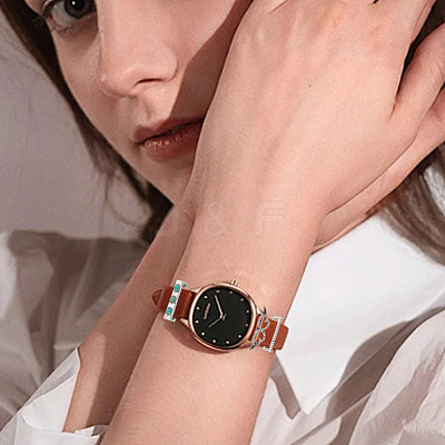 1Pc Cross Shape Zinc Alloy with Rhinestone Watch Band Studs FIND-AR0006-58-1