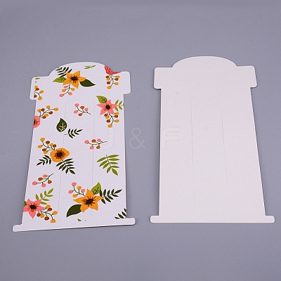 Hair Clip Display Cards LS-DIY-WH0167-86J-1