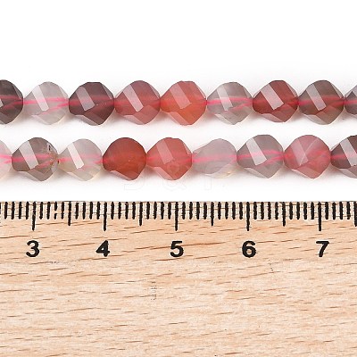 Natural Pink Botswana Agate Beads Strands G-P611-C07-01-1