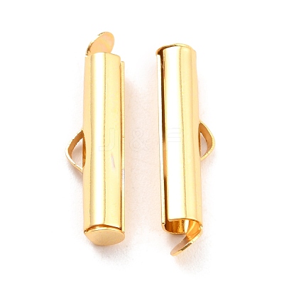 304 Stainless Steel Slide On End Clasp Tubes STAS-C044-08B-G-1