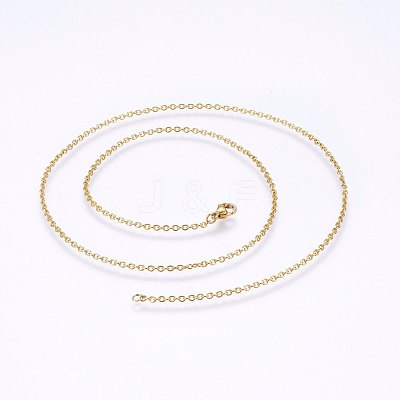304 Stainless Steel Cable Chains Necklaces MAK-L015-34B-1
