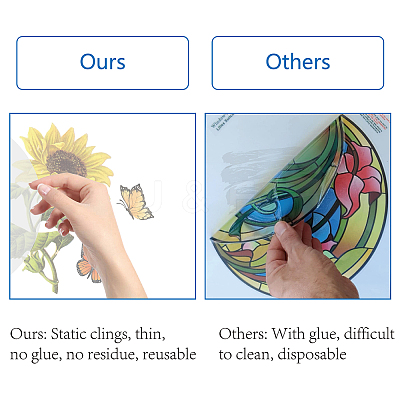 PVC Window Static Sticker DIY-WH0235-044-1