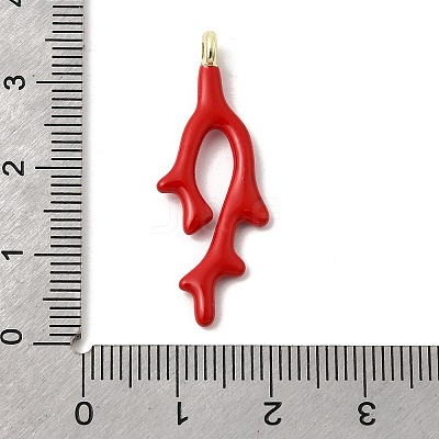 Alloy Enamel Pendants ENAM-L052-01G-02-1