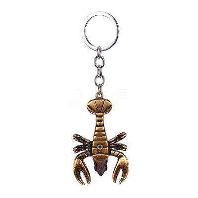 Alloy Keychain KEYC-G036-10AB-1