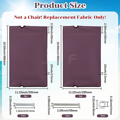 Cloth Folding Chair Cover AJEW-WH20001-78A-04-1