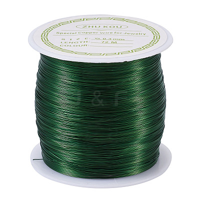 Round Copper Beading Wire for Jewelry Making YS-TAC0004-0.3mm-06-1