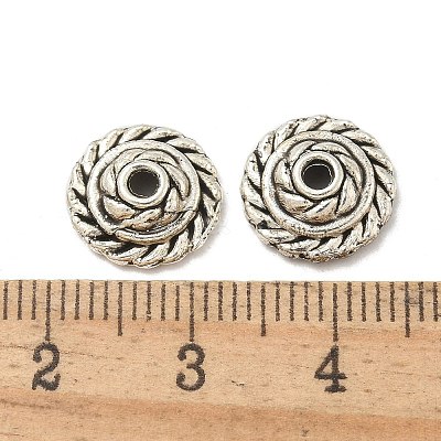 Tibetan Style Alloy Beads TIBE-P003-64AS-1