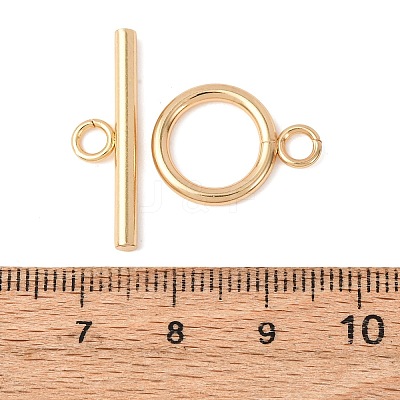 304 Stainless Steel Ring Toggle Clasps STAS-Q179-01G-1