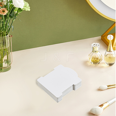 100Pcs Blank Paper Hair Clip Display Cards CDIS-SP0001-36-1