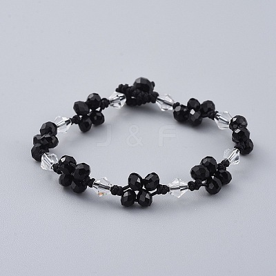 Handmade Glass Beads Bracelets BJEW-JB04673-01-1