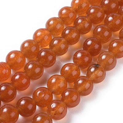 Natural White Jade Beads Strands G-G796-04B-03-1