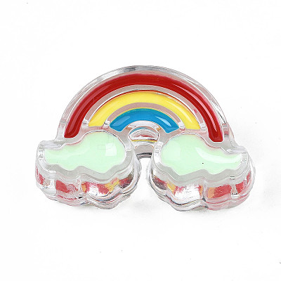 Transparent Acrylic Enamel Beads LS-OACR-N130-026-01-1