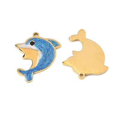 304 Stainless Steel Pendants STAS-D215-01G-01-1
