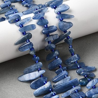 Natural Kyanite Beads Strands G-J403-02-1