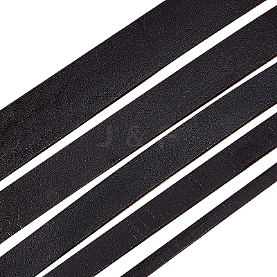 Flat Cowhide Leather Cord WL-GF0001-08A-01-1