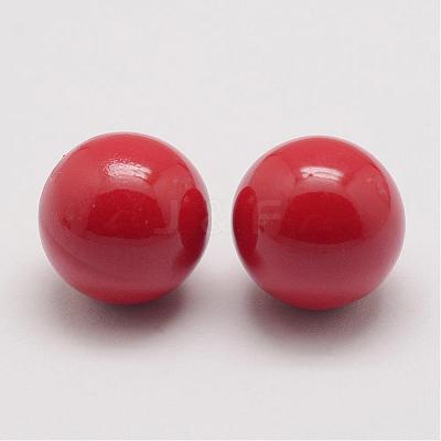 Brass Chime Ball Beads Fit Cage Pendants KK-G298-16mm-06-1