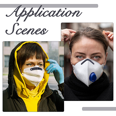 Plastic Mask Findings DIY-WH0622-760-1