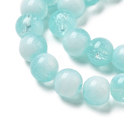 Crackle Glass Beads X1-GLAA-U001-6mm-02-1