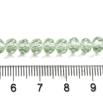 Transparent Baking Paint Glass Beads Strands DGLA-A034-T6mm-D10-1
