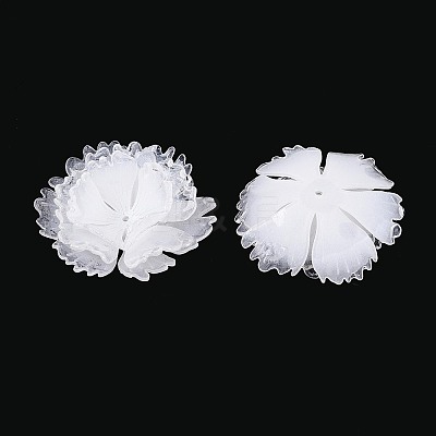 Heat Shrink Acrylic Bead Caps OACR-N155-02A-1