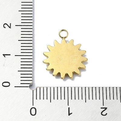 Ion Plating(IP) 304 Stainless Steel Pendants STAS-B058-17G-07-1